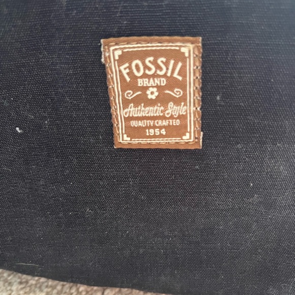 Fossil Navy Blue Sachel Purse - Picture 7 of 7